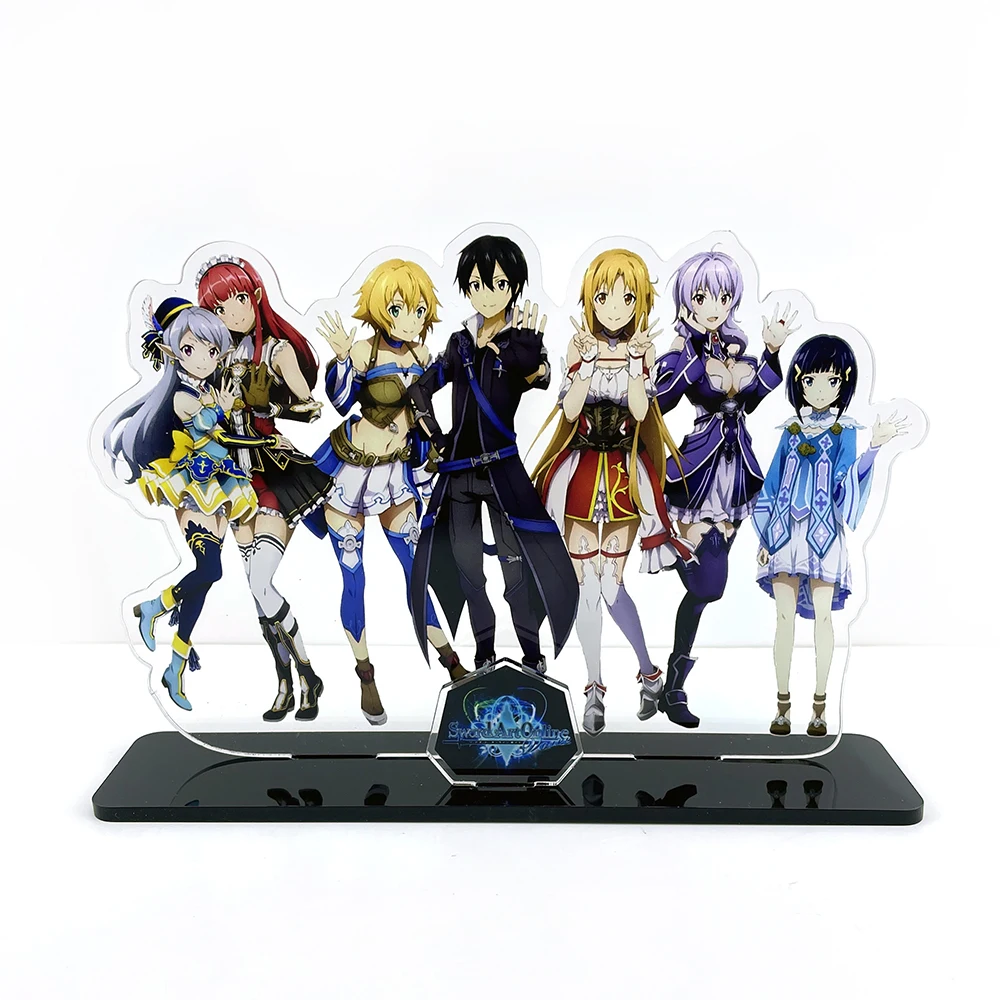 

Sword Art Online SAO Kirito Asuna group HM acrylic stand figure model plate holder topper anime