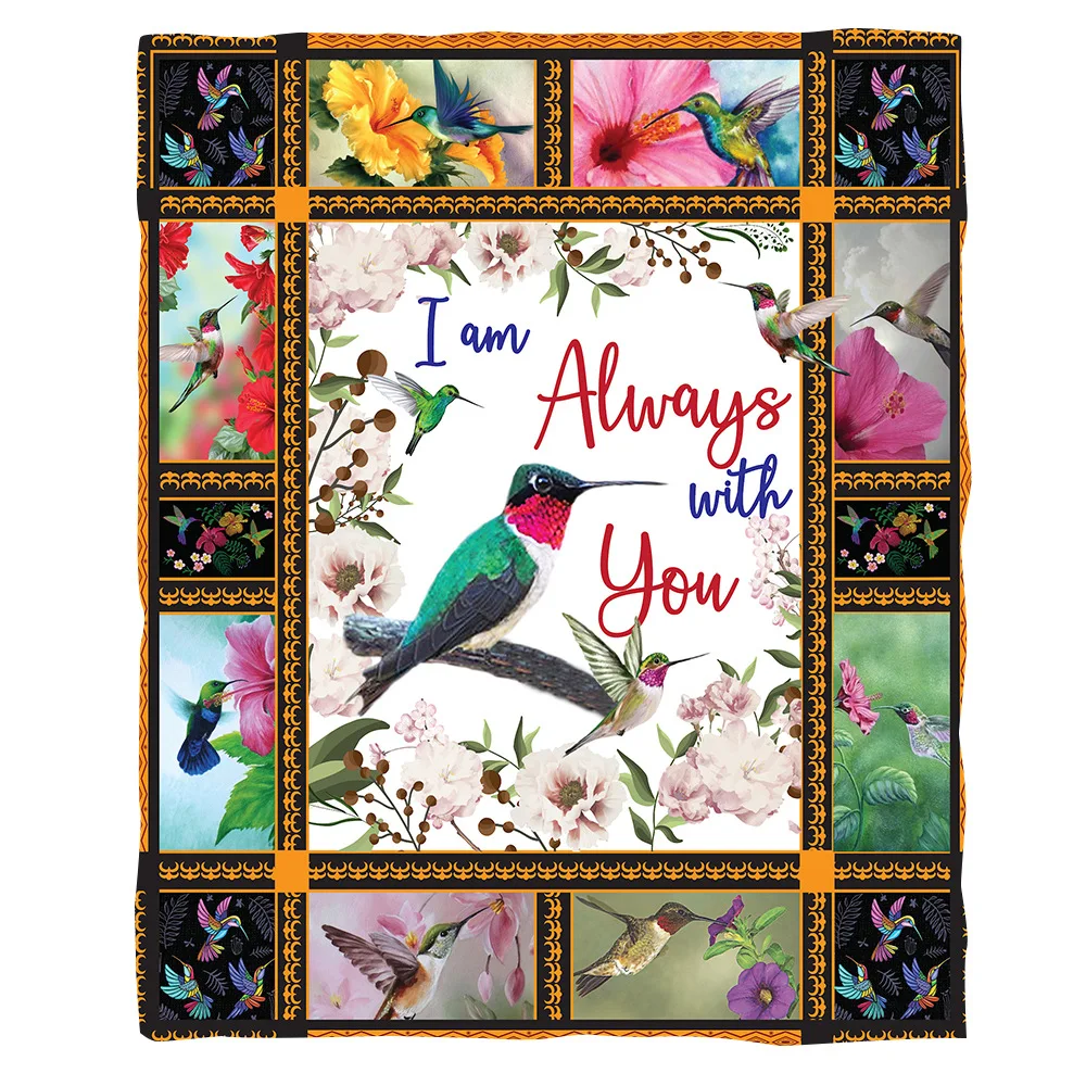 

Флисовое одеяло «I Am Alwags With You Bird», 3d-одеяло с принтом, носимые одеяла, Флисовое одеяло для взрослых и детей, шерпа-одеяло