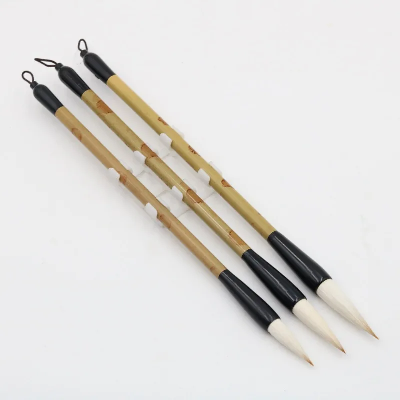 

Chinese Calligraphy Brushes Set Multiple Hair Calligraphy Brushes 3pcs/set Chinese Bamboo Calligraphy Brush Pen Tinta China