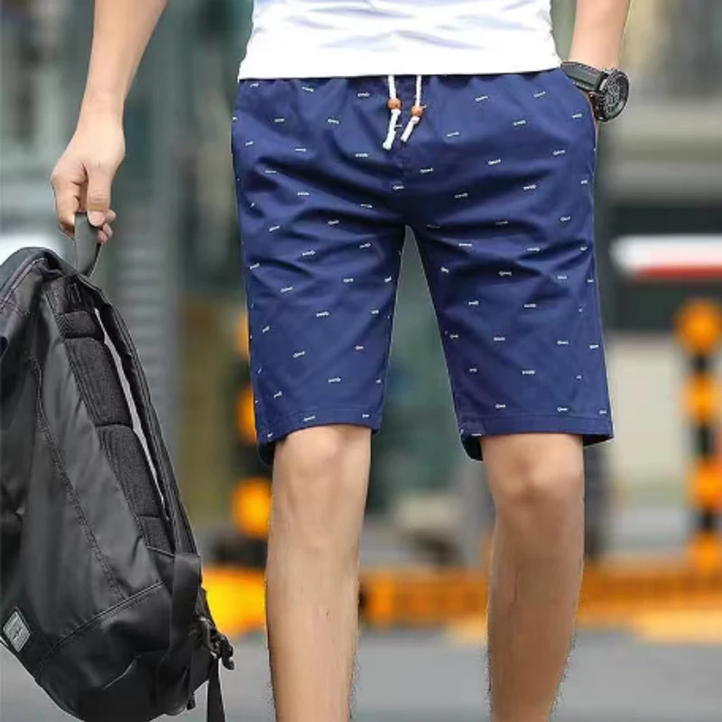 2023 Summer Outdoor New Breathable Casual Beach Shorts Loose  Fashion Exercise Gym Running Shorts Men Cotton Streetwear Jogger