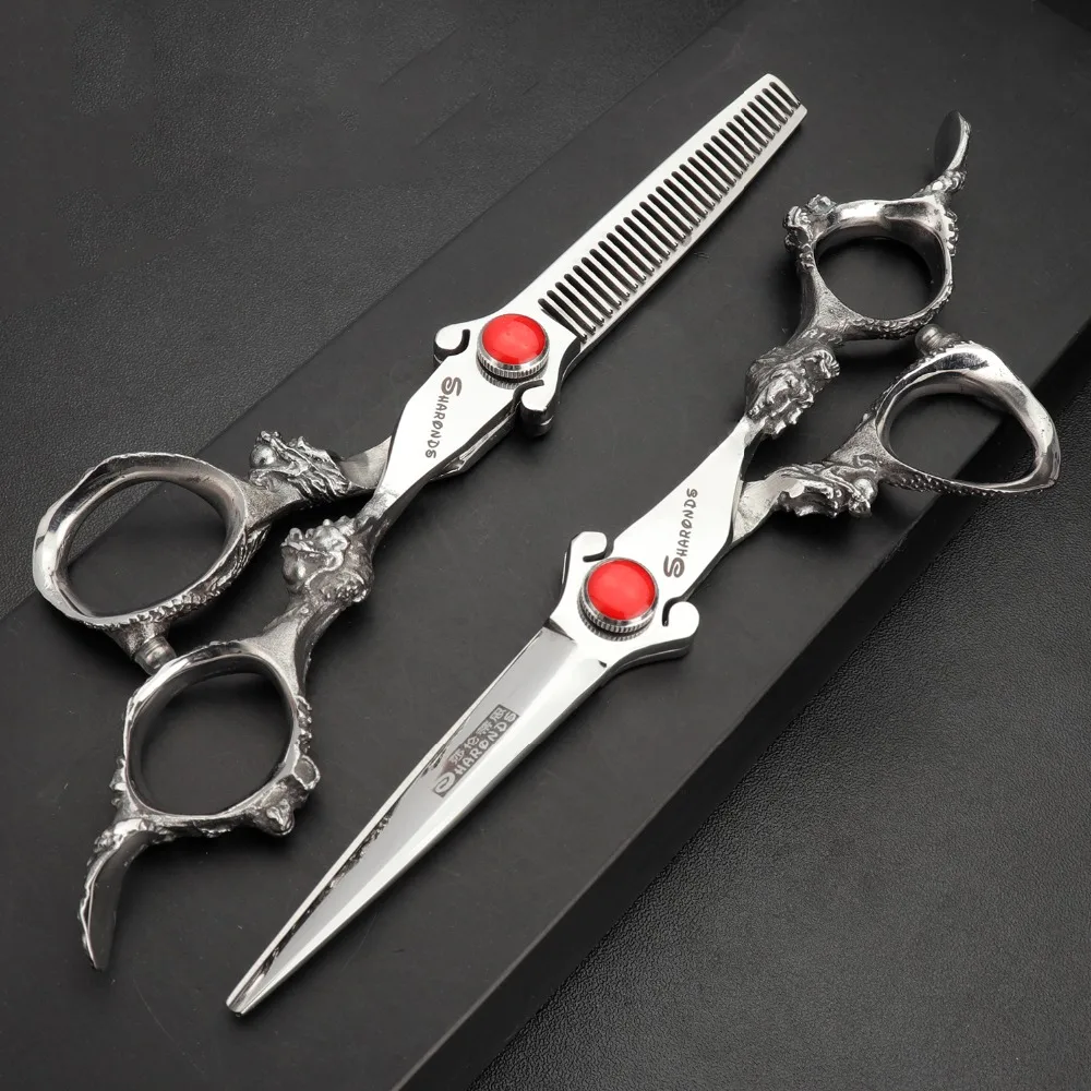 Scissors Barber Scissors 5.5/6 Inch Japanese 440c Special Professional Barber Hairdressing Scissors Exquisite And Sharp Set