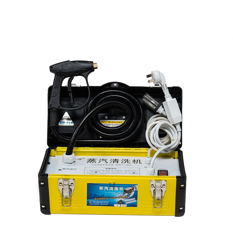 Imagem -02 - Limpador de Vapor Elétrico de Alta Temperatura Zq20 Portátil Comercial Elétrico Exaustor de ar Condicionado Ferramenta de Limpeza