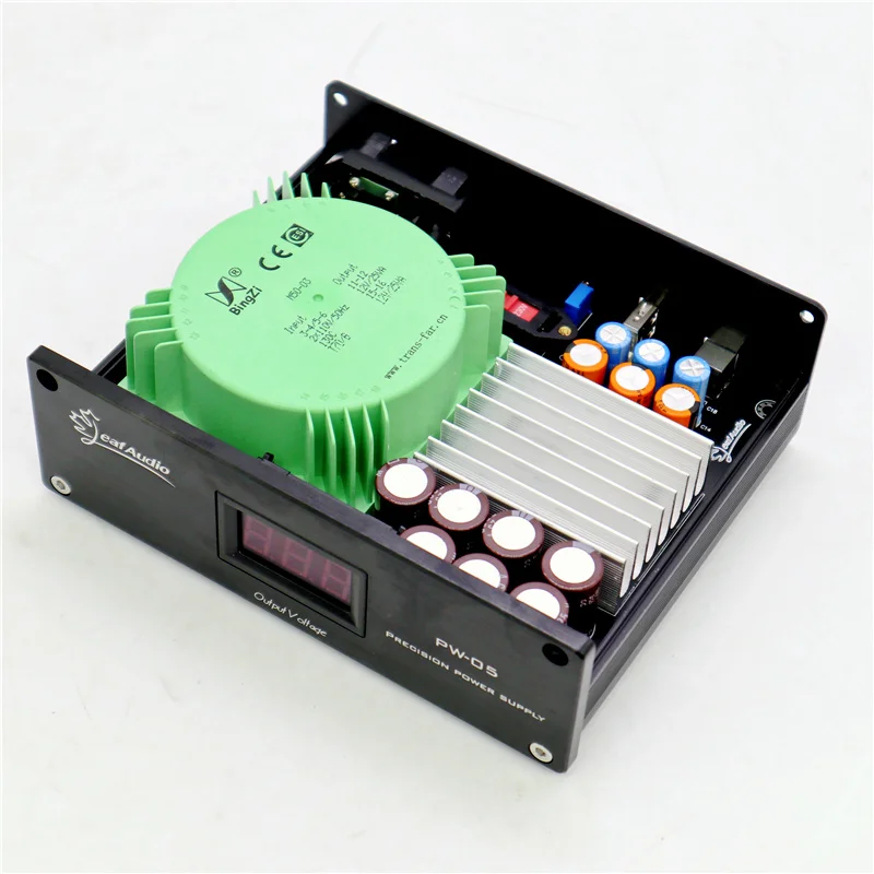 New 50W/output 3A Low noise regulated linear power supply DC 5V/9V/12V/15V LT3045/ LT1764 two versions