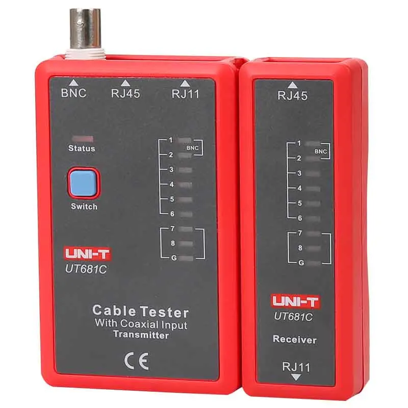 UNI-T UT681L/UT681C/UT681HDMI Cable Tester; Telephone Line/Network Line Checker / Ethernet Telephone BNC HDMI Repair Tool