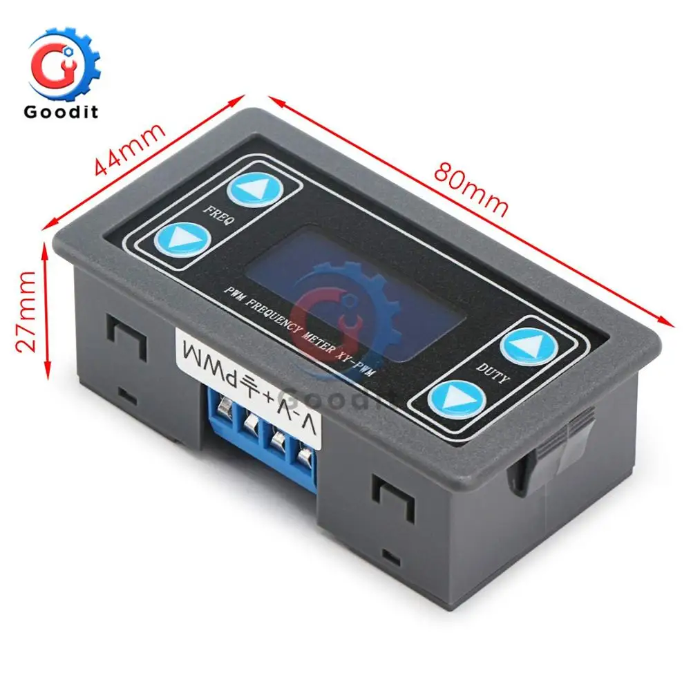 Digital PWM LCD Signal Generator Pulse Frequency Duty Cycle Adjustable Square Wave Rectangular Wave Signal Function Generator