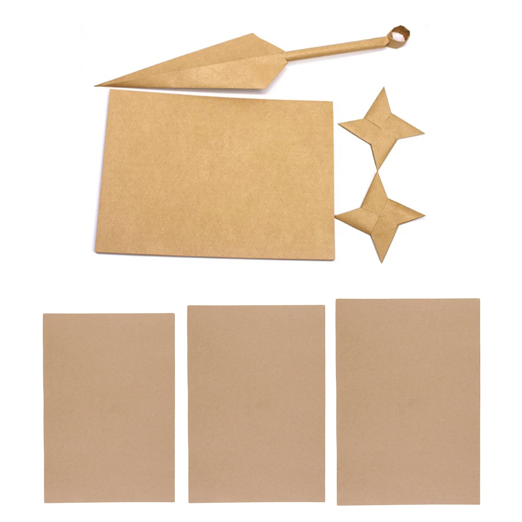 100 Sheet 29.7x21x1.5 cm A4 Brown Kraft Paper Eco-friendly Blank Kraft Paper