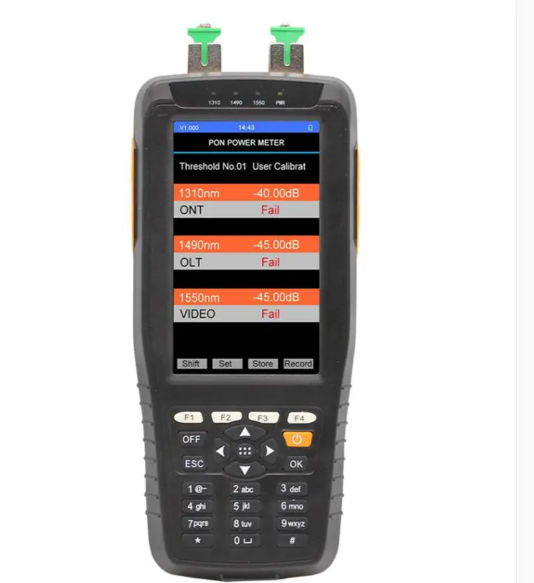 TM70B PON Optical Power Meter PON Fiber with 1310/1490/1550nm Wavelength