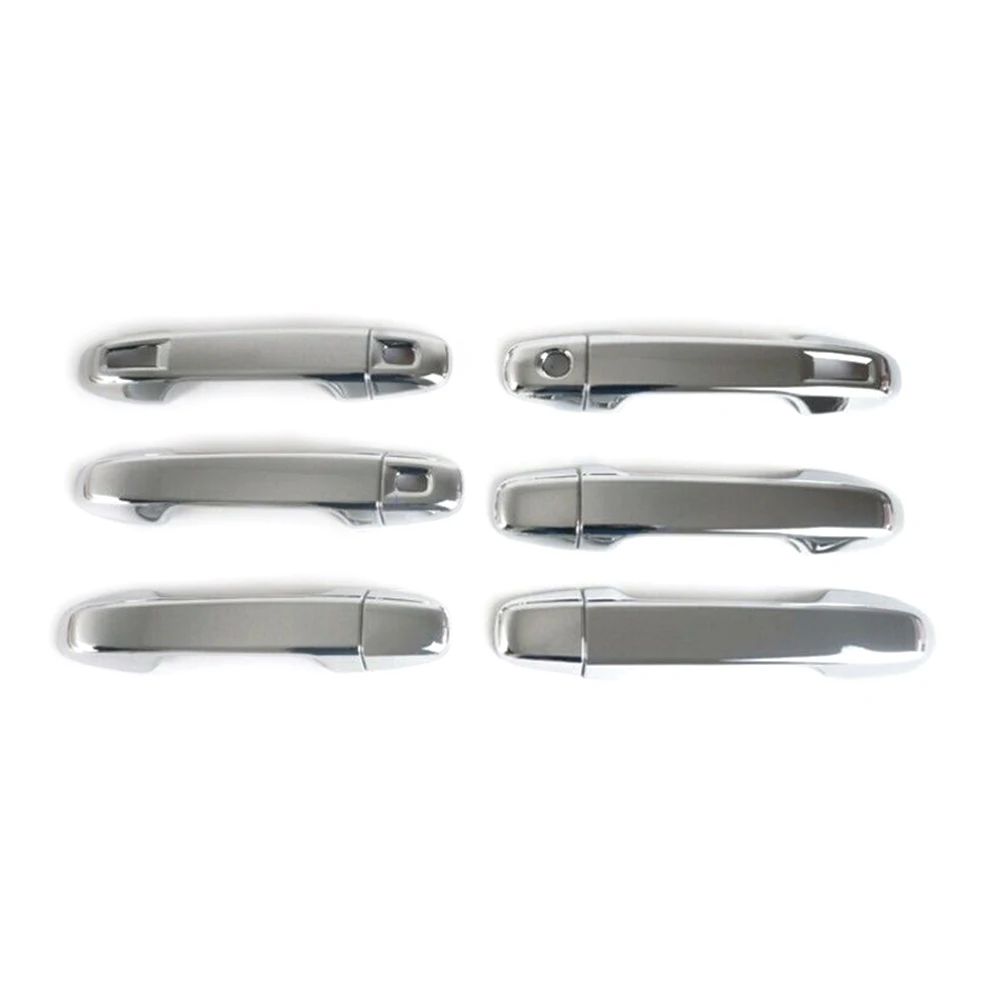 Car Door Handle Grab Holder Chrome Decoration Cover Trim For Toyota Voxy Noah R80 2014 2015 2016 2017 2018