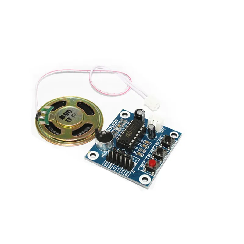 ISD1820 Recording voice module Voice module Recording and playing Voice module Board With microphone to provide 0.5W speakers