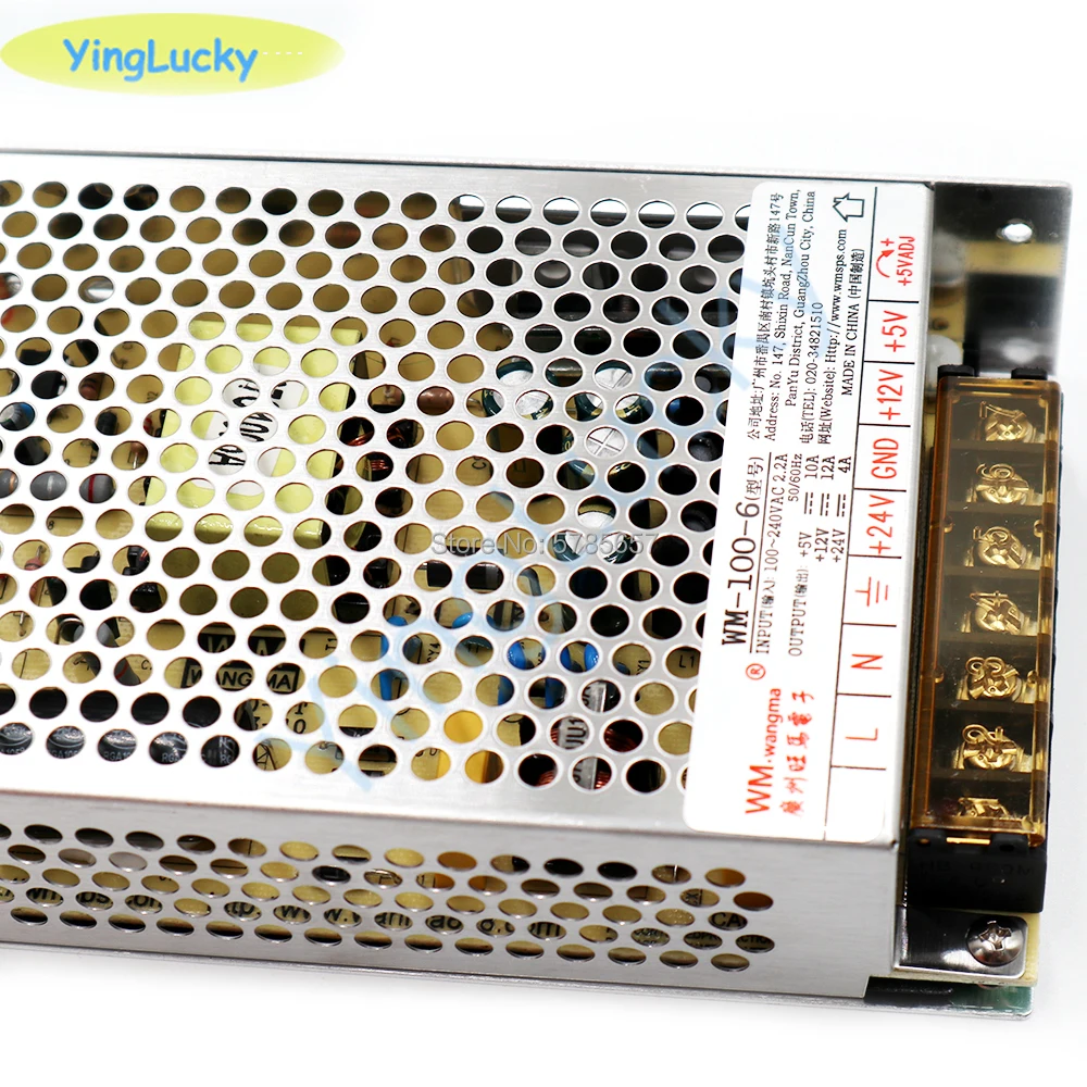 Arcade Power Output for Coin-operated Arcade Cabinet, Mini Doll Machine, Pandora Box Control, Power Supply Parts, 5V, 12V, 24V