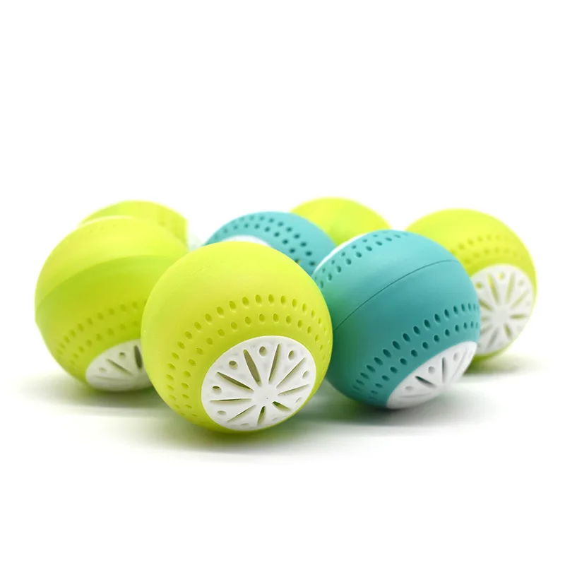 New Hot 3Pcs Fridge Moisture Absorbers Eliminator Odor Removal Balls Home Kitchen Tool Drop Ship - Green