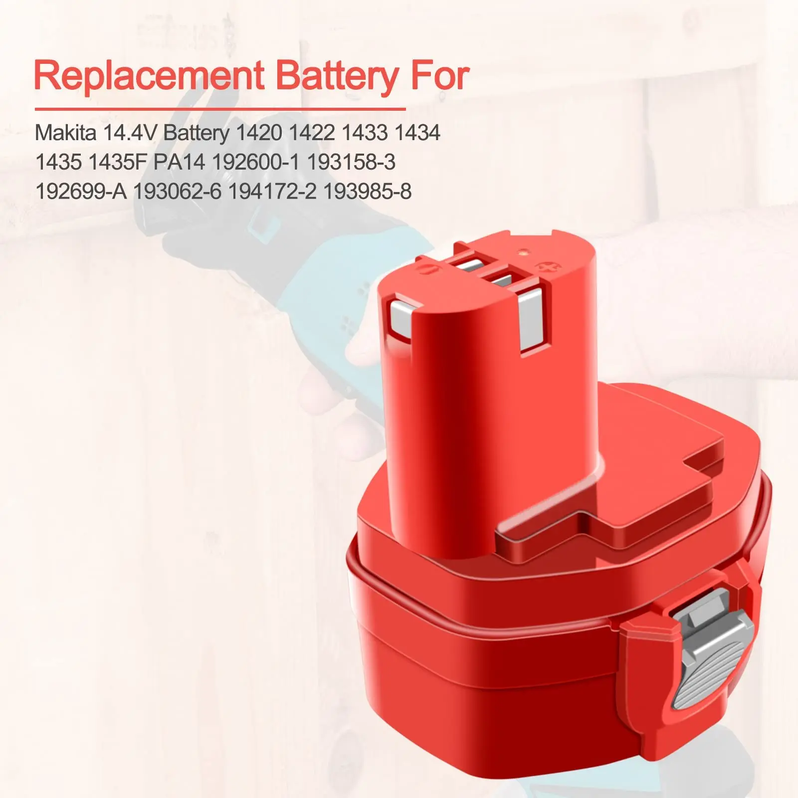 14,4 V 3500mAh Schraubendreher batterie Für Makita Akku Power Werkzeuge Bateria PA14 1422,1420,192600-1, 6281D,6280D Bohrer