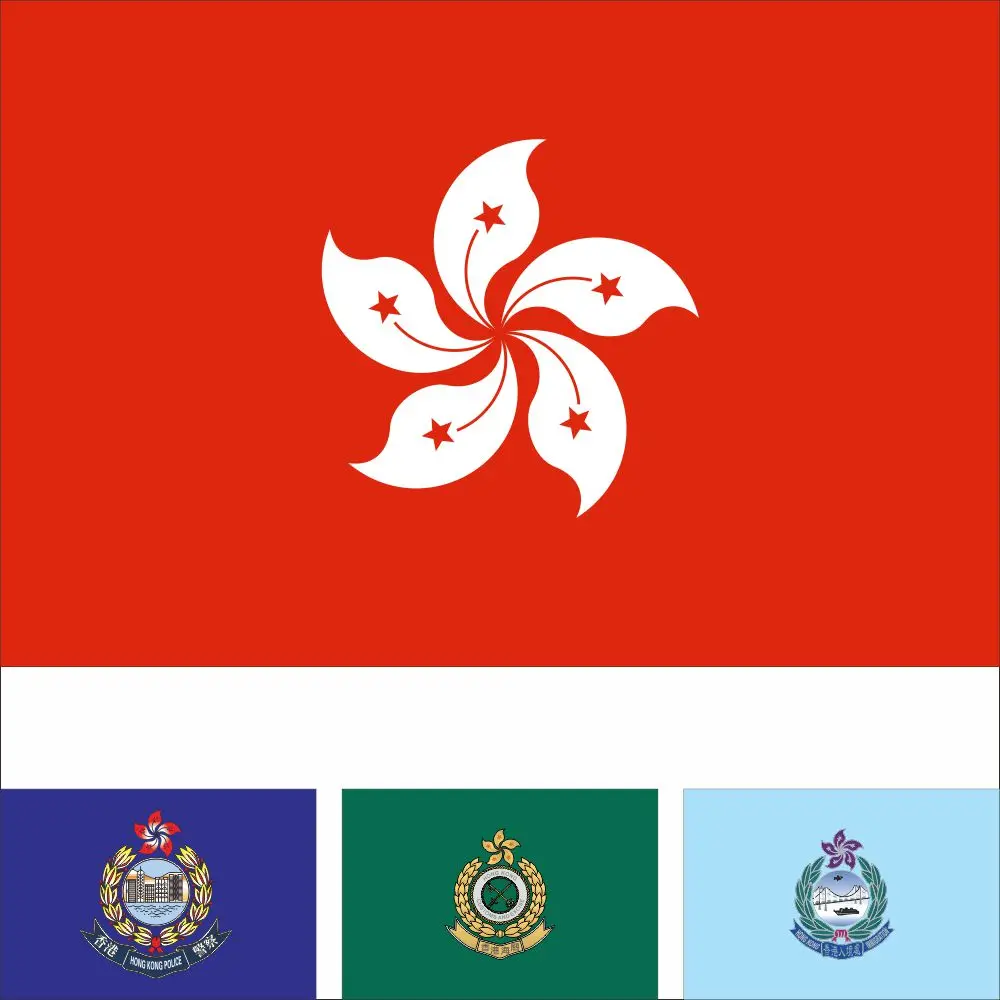 China Hong Kong Customs And Excise Department Flag 3X5ft 90X150cm 60x90cm Banner