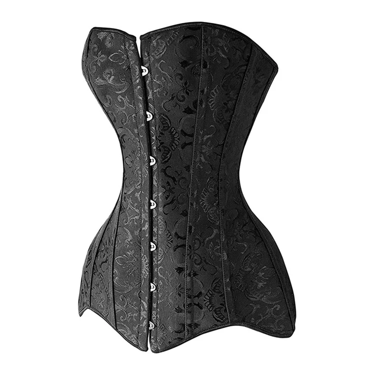 Women Sexy Corsets Bustiers Top Gothic Overbust Corset Bustier Long Torso Steel Bones Slimming Body Shapewear Plus Size XS-6XL