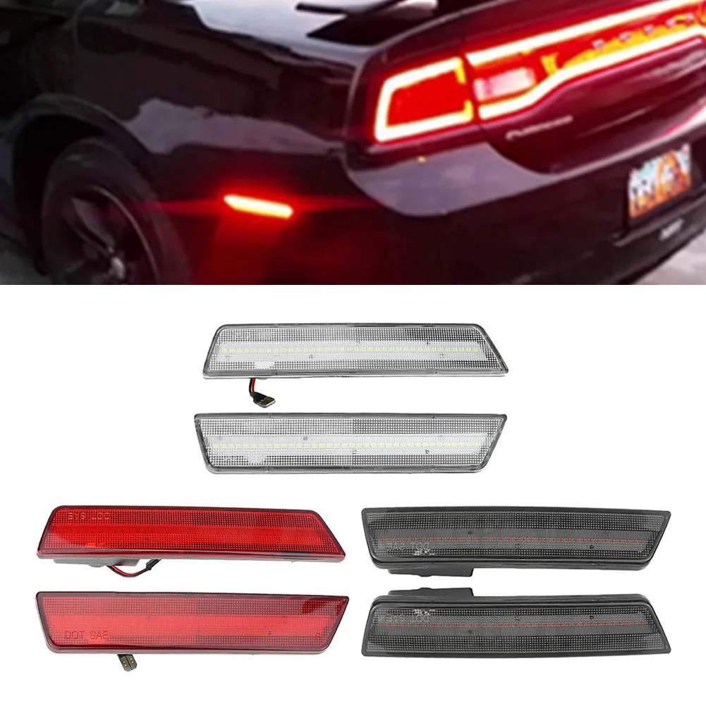 2x Car LED Rear Side Marker Lights For Dodge Challenger 2008 2009 2010 2012 2013 2014 & Charger 2011 2012 2013 2014 Signal Lamp