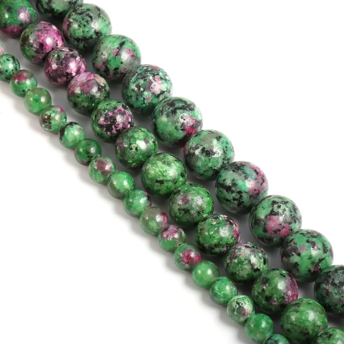 Natural stone beads  Epidote Zoisite 4/6/8/10/12mm Round Ball loose beads DIY Elegant Necklace Bracelet Jewelry Making