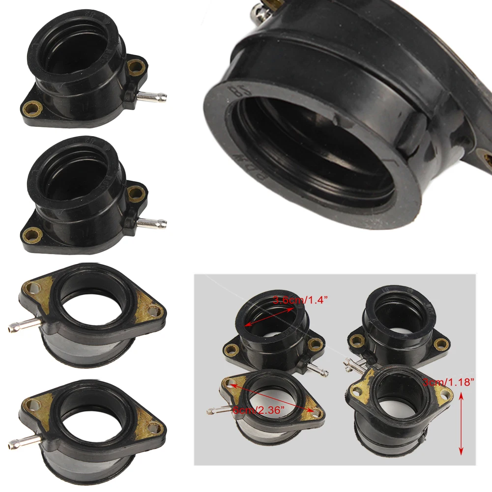 Adaptateur de collecteur d'admission, Interface de carburateur pour moto, ensemble de bottes de Joint, pour Yamaha FZS600 FAZER 600 1998 1999 -2003