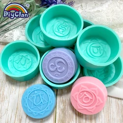 OM Aum Yoga Symbol Silicone Mold For Soap Incantation Cake Epoxy Resin Aroma Stone Mould Buddhism Spell Crafts Decorative Form