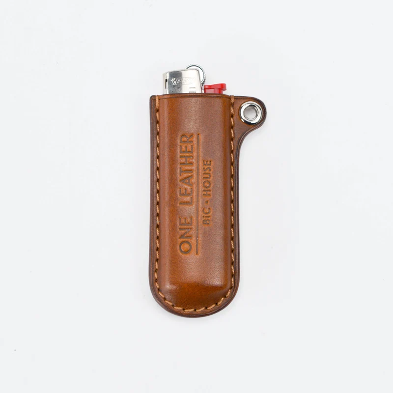 one leather  Lighter Shell for  BIC J3 Lighter Leather Case  W2088-1A