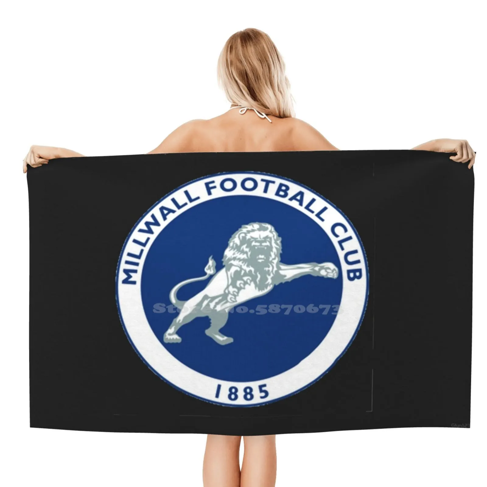 Millwall Football Club 1885 Millwall The Lions 3D Print Towel Sport Soft Towel Millwall Football Club Millwall 1885 Millwall