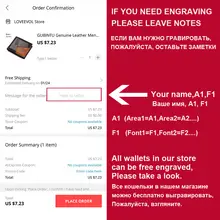 Genuine leather men's wallet #6