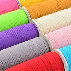 5yards 3mm elastico maschera colorata elastico elastico in vita corda elastica nastro elastico artigianato fai da te accessori per il cucito