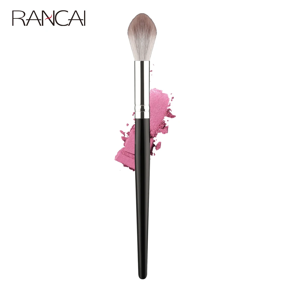 1PCS Professional Highlighter Bronzer Brush Blush Eyeshadow Blending Cosmetic Tools HIGHLIGHTER Black Makeup Brushes