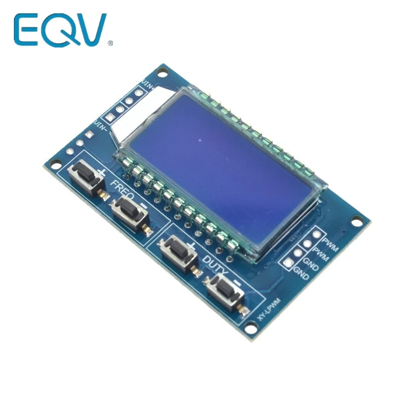 Signaalgenerator PWM Pulsfrequentie Duty Cycle Verstelbare Module LCD Display 1Hz-150Khz 3.3V-30V PWM Board Module