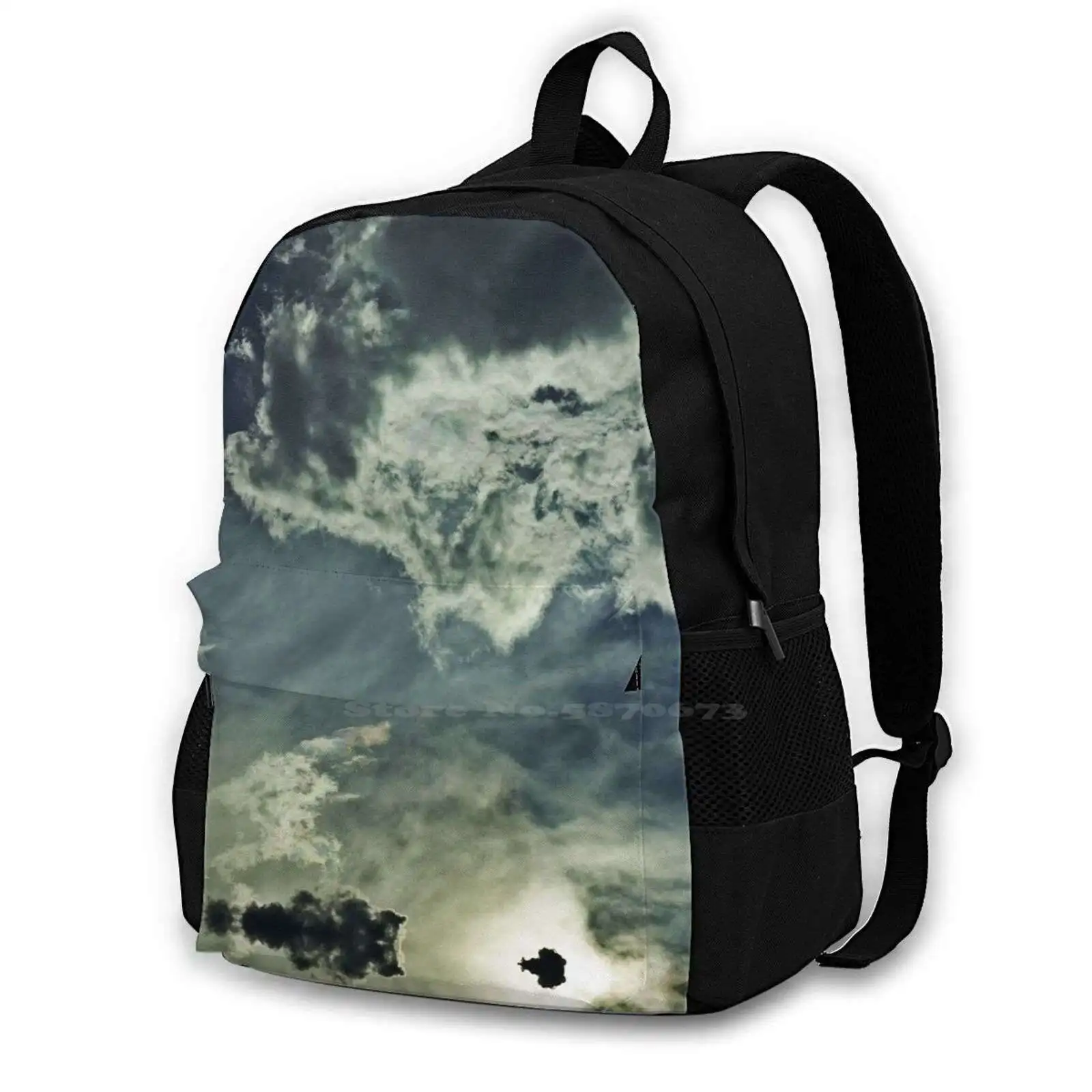 V Hot Sale Schoolbag Backpack Fashion Bags Sky Clouds Weather Nature Sunlight