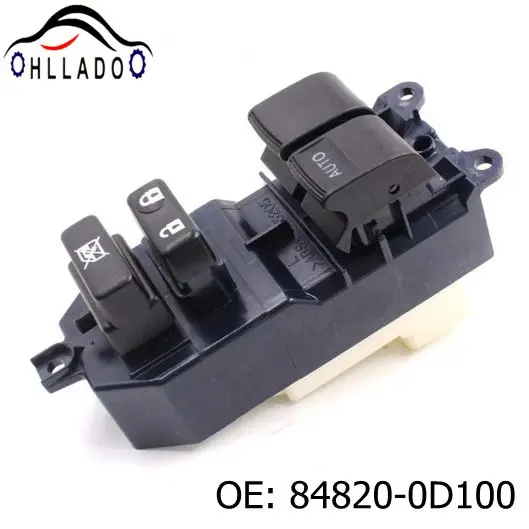 

HLLADO Car Electric Power Window Master Control Switch 84820-0D100 848200D100 for T oyota Yar is 2005-2011 Power Window Switch