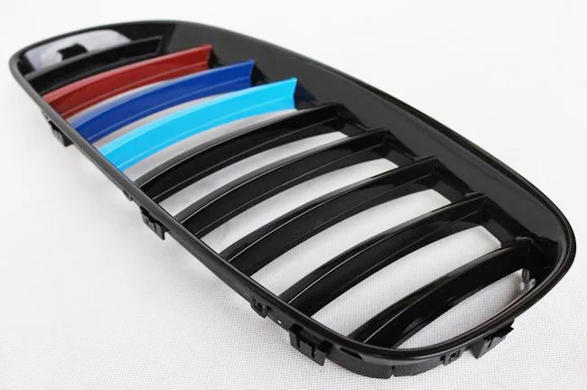 1 paar 2009-2016 Auto Enkele Lijn Glossy Black Front Nieren voor BMW Z4 E89 Auto Accessoires Mesh grill