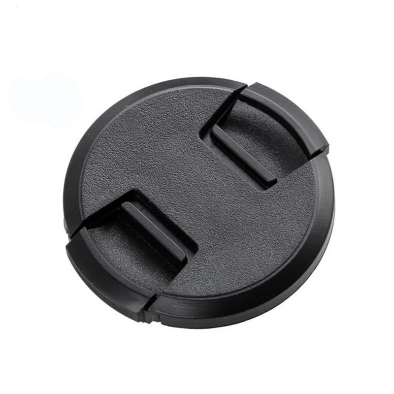 30pcs/lot High-quality 40.5 49 52 55 58 62 67 72 77 82mm center pinch Snap-on cap cover for all camera Lens