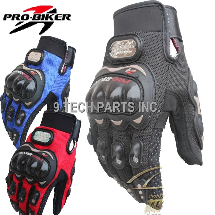 

10 pairs Pro-biker PRO knight Motorcycle Bike Bicycle Full Finger Protective Gear Racing Gloves Performance Racing Accessories