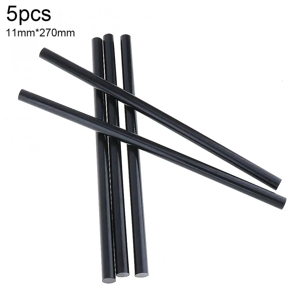 5/10/20/30/50/100pcs colla a caldo nera stick adesivi strumenti fai da te per la riparazione della colla a caldo in lega di stoccaggio dell'armadio da cucina