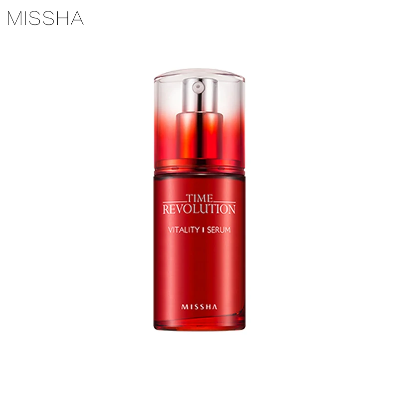 MISSHA Time Revolution Vitality Serum, 40ml, esencia nutritiva alta, regula el sebo, minimiza los poros, Primer de maquillaje, Cosméticos Coreanos