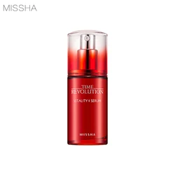 MISSHA-Time Revolution Vitality Serum, Alta Essência Nutritiva, Regula o Sebo, Minimiza Poros, Primer de Maquiagem, Cosméticos Coreanos, 40ml