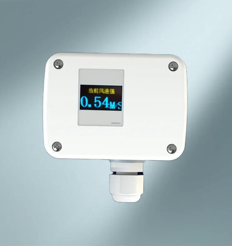 Mit Display Rohr Wind Geschwindigkeit Sensor Sender Rohr Anemometer Hohe Präzision Thermische Empfindliche Große Palette