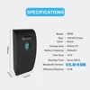 Bluetooth 5.0 Handsfree Car Kit Hifi Speaker 2W Wireless Audio Receiver MP3 Music Player Noise Cancelling Sun Visor Clip 6