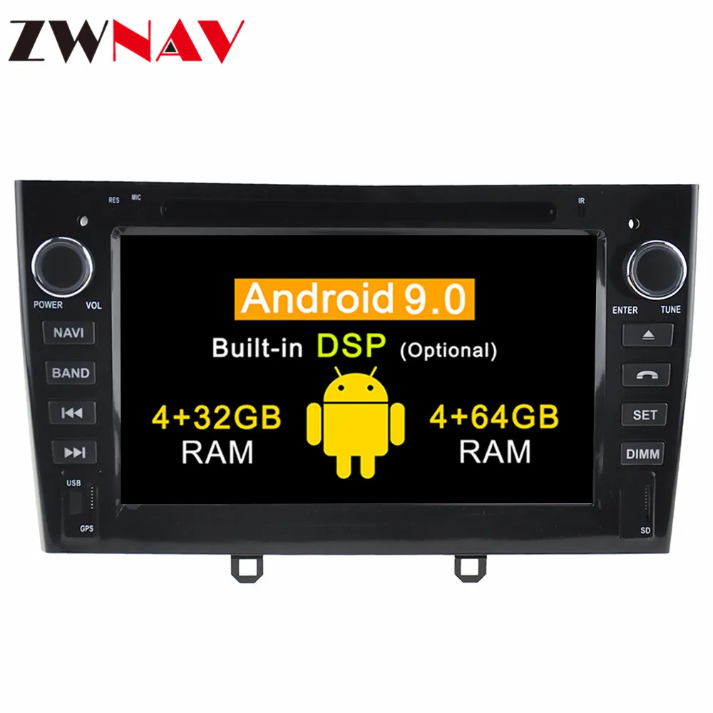 

2 din car dvd player Android 9.1 Autoradio multimedia player for PEUGEOT 308 2007-2013 408 2011-2014 with gps navi radio stereo