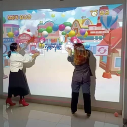 Naughty Castle Amusement Park Interactive Projection Wall Immersive Games Zombie War Kids Floor Virtual Reality Simulation Play