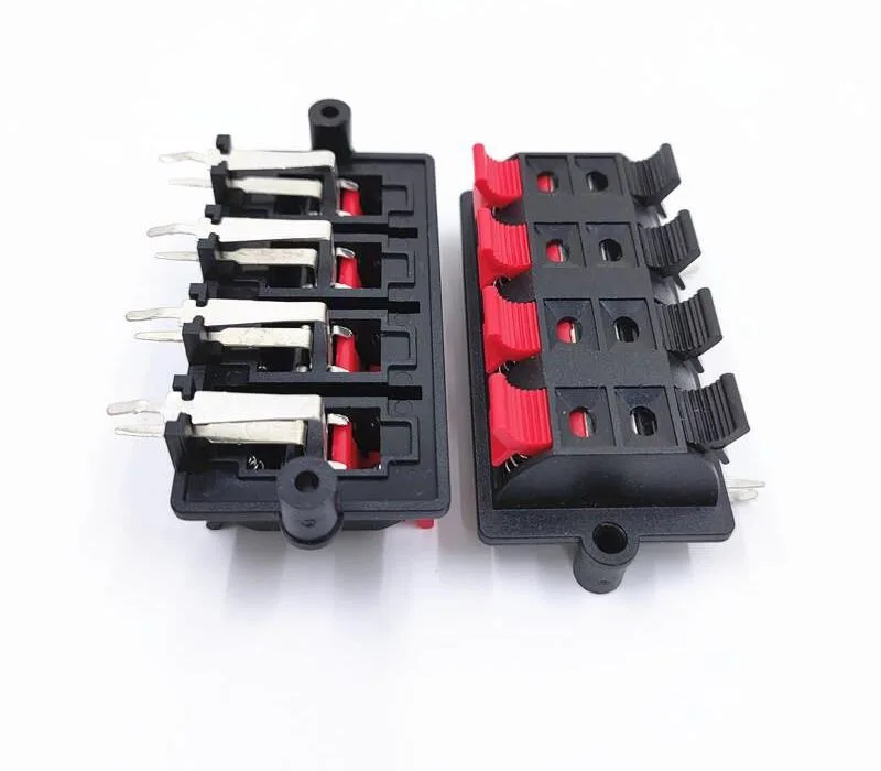 Clip de cable amplificador de altavoz WP de 8 bits, terminal de Audio, clip de cable de bocina, WP8-3, luz LED, 2 unids/lote