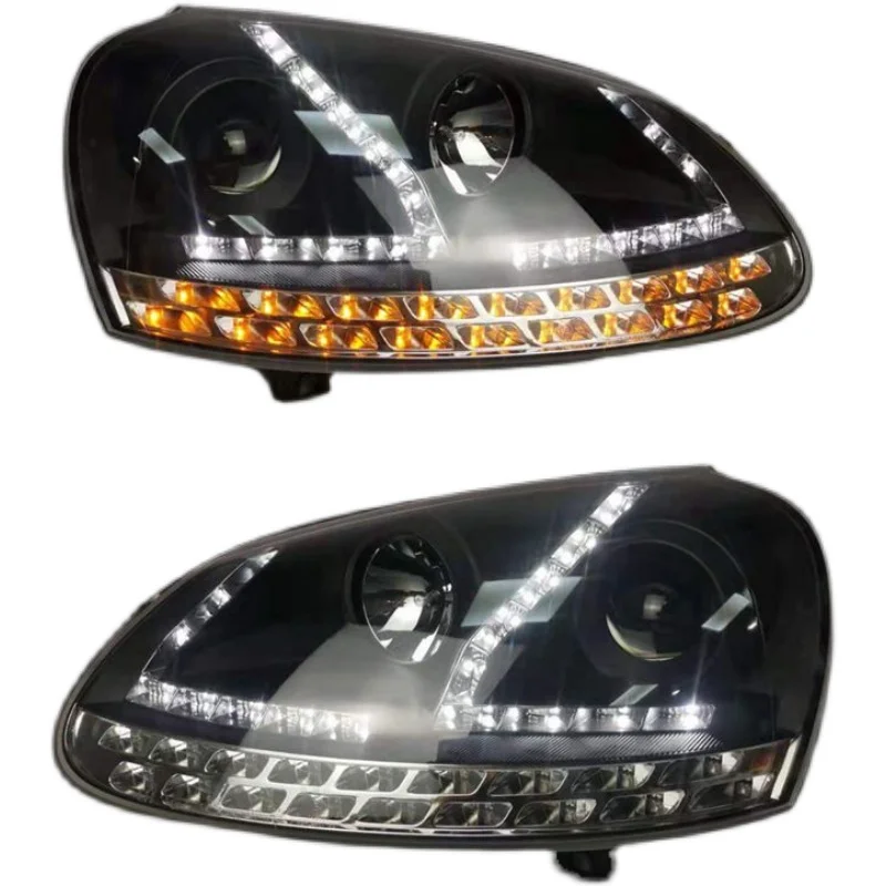 LED HID Headlight for Volkswagen vw sagitar golf 5 variant bora jetta 2006-2011 DRL Daytime Running Light Turn signal