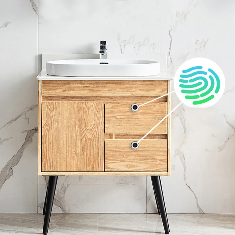 Smart Fingerprint Drawer Lock Metal Furniture File Cabinet Shoe Cabinet Letter Box Safe Lock Fingerprint Drawer Lock