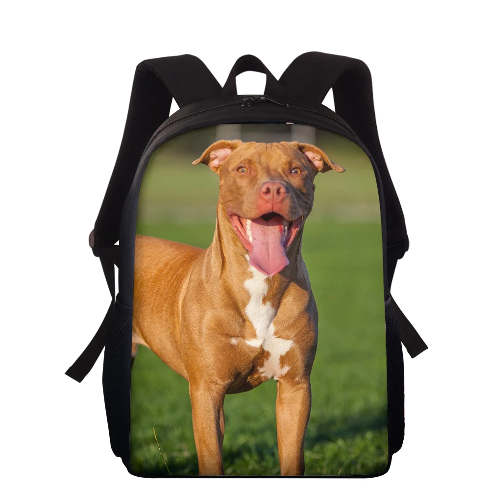 New Animal Bagpack Large Dog Print School Bags For Girls Boys Women Men Backpack 15 Inch Bag Customize Fashion Mochila Escolar