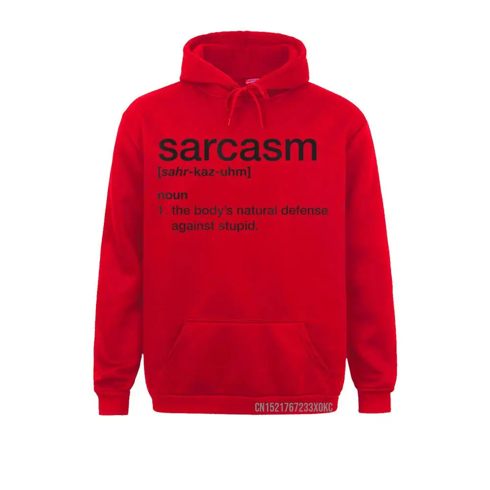 Sarcasm Hoodie Funny Sarcasm Definition Coat Hoodies For Men Europe Sweatshirts Fitness Classic Clothes Long Sleeve