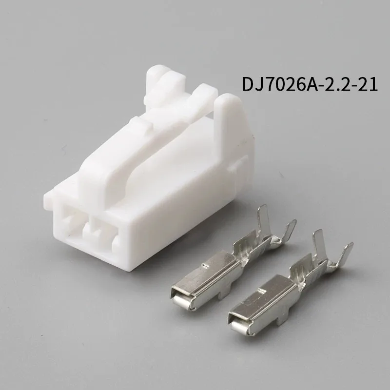 

500SETS DJ7026A-2.2-21 2.2mm 2Pin AMP Car Electrical Wire Connectors for VW,BMW,Honda,Toyota,NISSAN AND other models