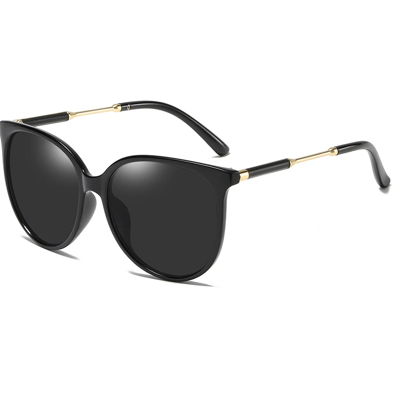 Women‘ s sunglasses myopia polarized lens with diopter ladies driver goggles UV 2026 brand designer oversize retro sun glasses