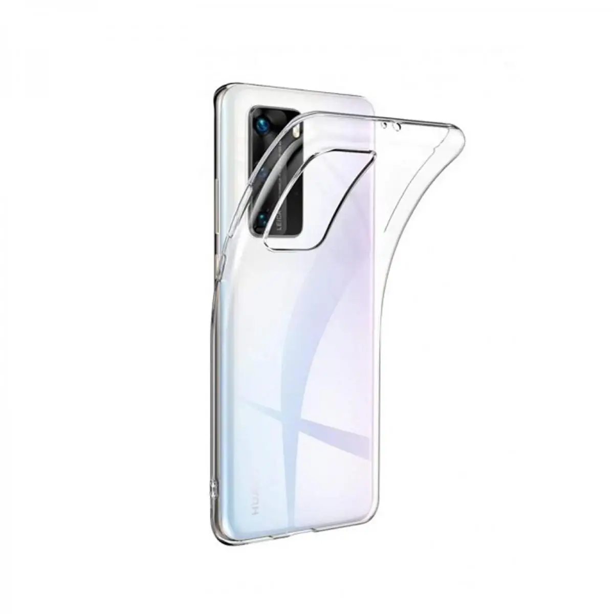 Silicone cover for mobile phone Huawei P40 clear TPU gel Case