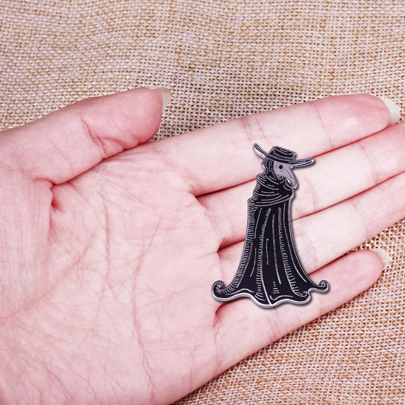 SteamPunk Plague Doctor Enamel Pin