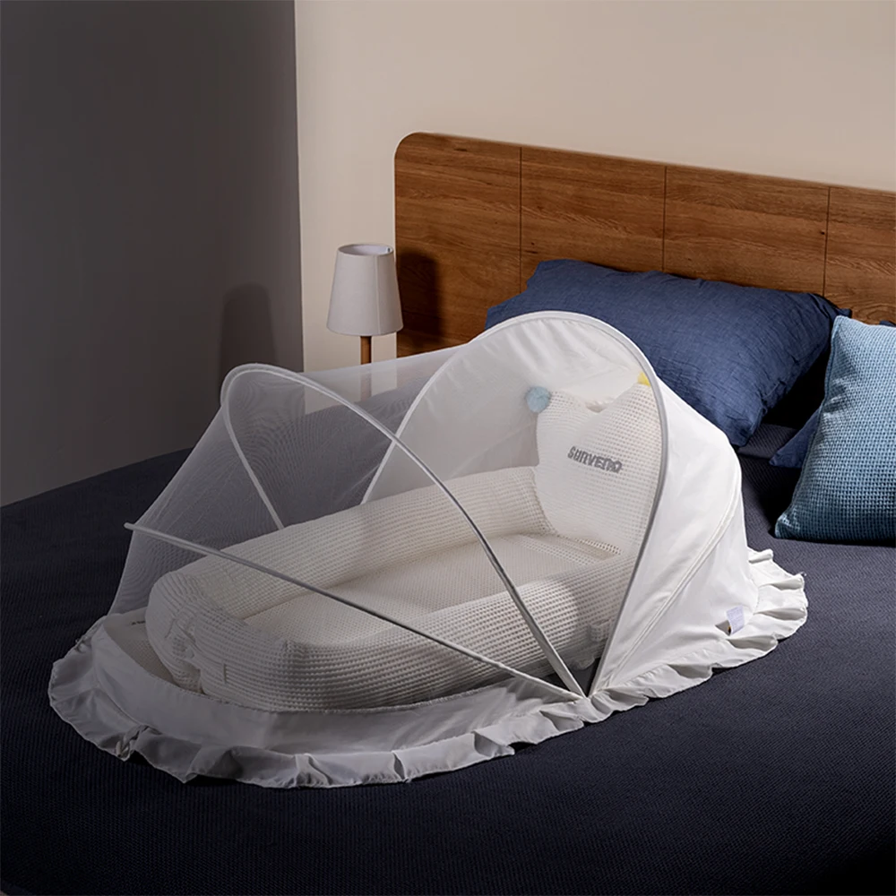 Sunveno Baby Mosquito Net Cover Foldable Mosquito Net For Baby Crib Newborn Room Bedding Set - High Quality,0-6 years